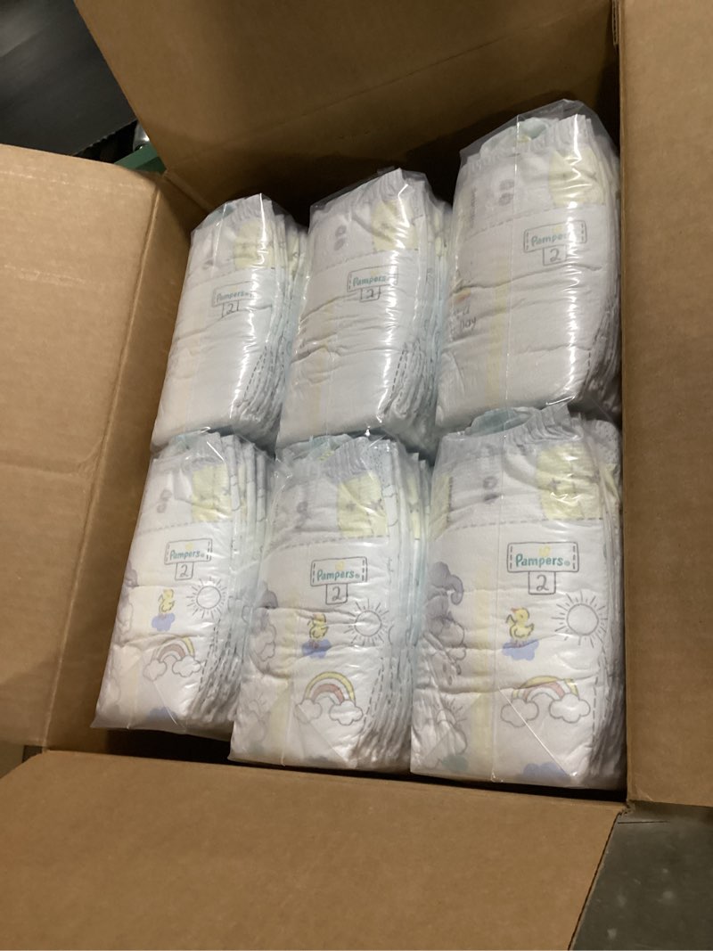 Condition photo showing New/Like New for pampers swaddlers diapers size 2  186 count (select for more options)