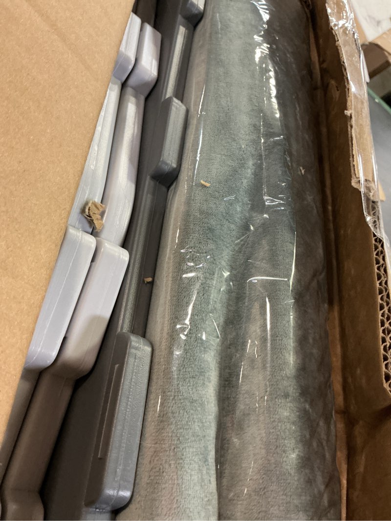 Condition photo showing Good Condition for Large Plastic Heated Cat House for Outside in Winter, 100% Weatherproof & Insulated Outdoor Heated Cat House with Safe Escape Door, Elevated Feral Cats Shelter for Barn Cats 21.6"x17"x19.7" Grey-21.6"x17"x19.7"