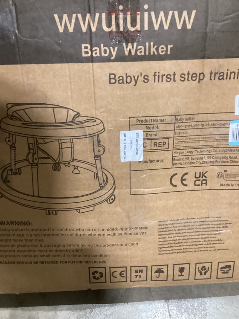 Condition photo showing Good Condition for Smart Steps Trend Activity Walker and Entertainer with Removeable Toys, Large Tray, Cup Holder, Adjustable Height and Flat Fold Frame for Storage, Ages 6 Months +, Space Walk Navy
