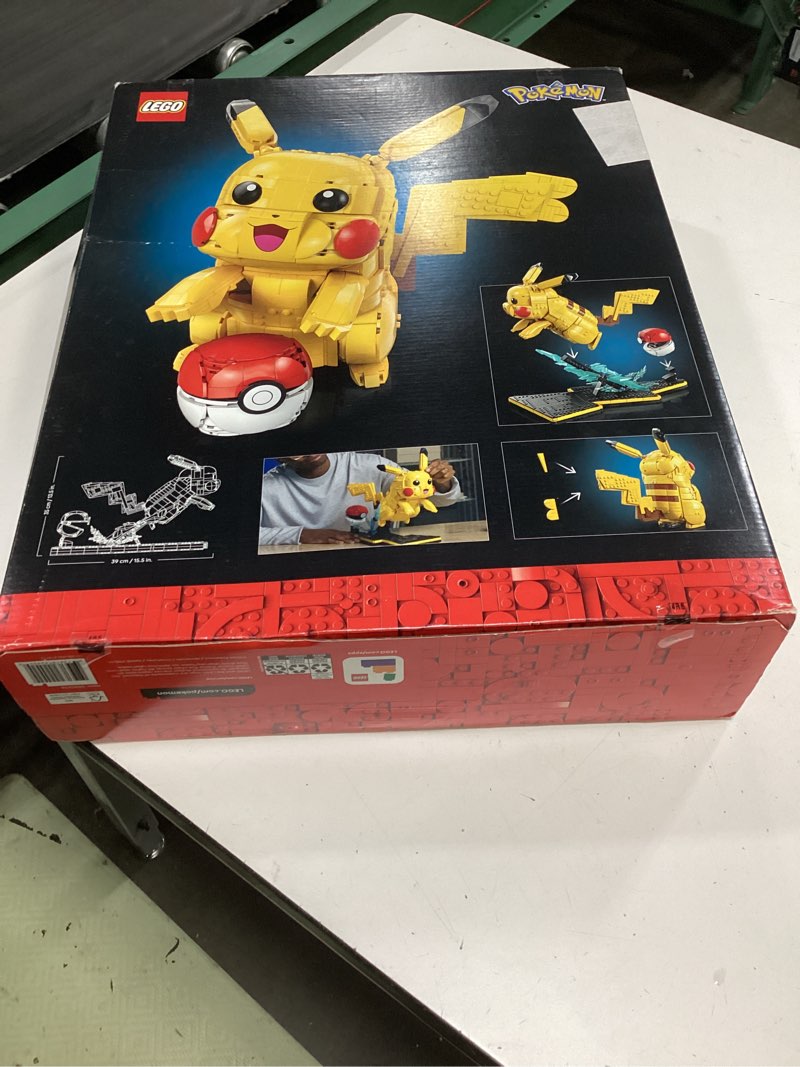 Condition photo showing New/Like New for lego pokémon pikachu and poké ball - collectible building sets for adults, ages 18+ - pokémon figure for display - desk, shelf or office decor - gift for men & women - 72152