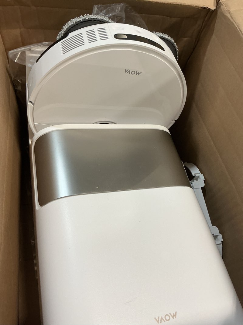 Condition photo showing Good Condition for Mova P10 Pro Ultra Robot Vacuum and Mop 13,000Pa Suction, 140°F Hot Water Auto Mop Washing & Drying, Dual Spinning Extenable Mop,10.5mm Lifting for Carpet, 360°Obstacle Avoidance, App Control