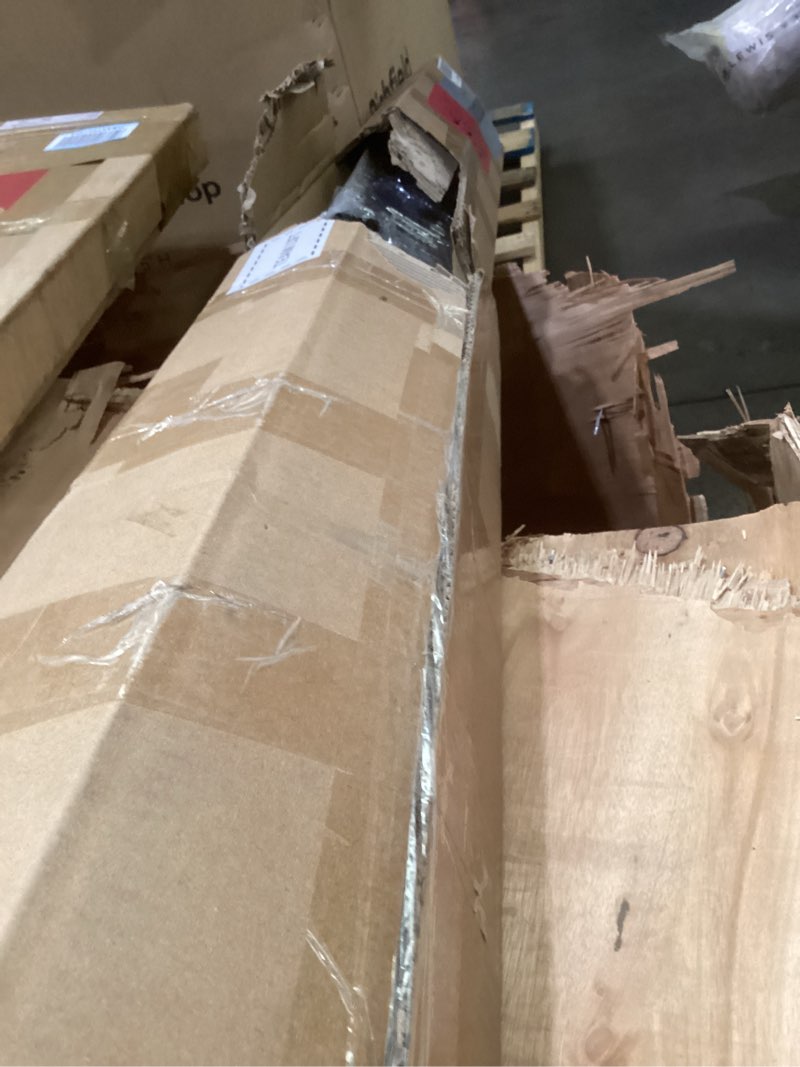 Condition photo showing As Is for Trekassy 8ft E Track Rail Kit with 4 Ratchet Straps & 4 O-Rings, Heavy-Duty Black E-Track for Trailers, Vans, Trucks, Garages