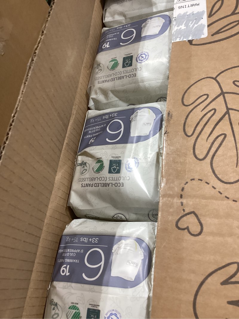 Condition photo showing New/Like New for Bambo Nature Hypoallergenic Training Pants, Eco-Labelled Training Pants, Totally Chlorine-Free, Skin Friendly - Size 6 (95 Count) Size 6 95