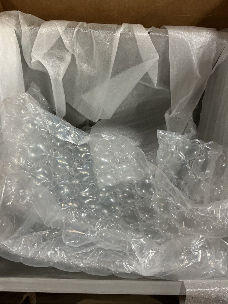 Condition photo showing New/Like New for PSW Pot Collection 16x13 inch Plastic/Stone/Wood Composite Square Planter – No Drainage Hole (Drillable), Modern Indoor/Outer Pot for Flowers, Foliage, Succulents, Fairy Gardens, Dark Charcoal