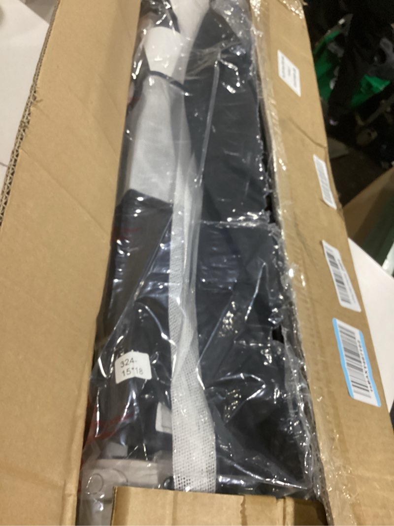 Condition photo showing Good Condition for Foldable Playpen for Babies and Toddlers with Mat, 73" x 61" Playard for Indoor & Outdoor, Baby Play Pen with Soft Breathable Mesh, Pull-Link and Ocean Balls, Black Black 73" x 61" with Mat