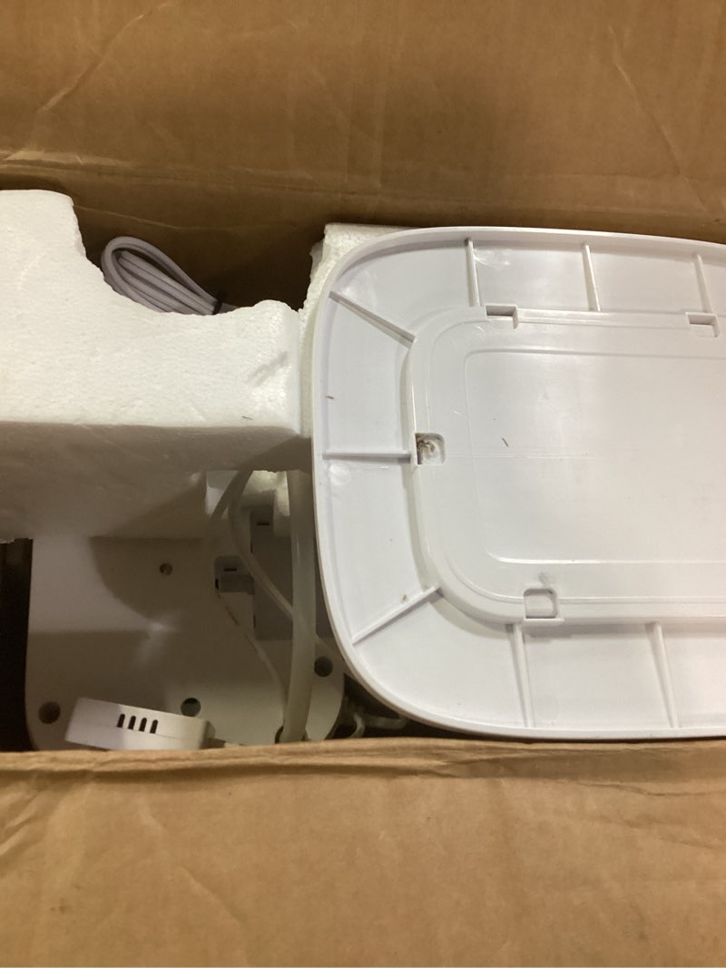 Condition photo showing As Is for cool mist humidifiers for bedroom, ultrasonic 2.4gal 9l quiet top-fill, easy clean with essential oil tray, 360°nozzle, 4 speed, remote, 60h runtime, for baby, adults, plants, home, house, large room white