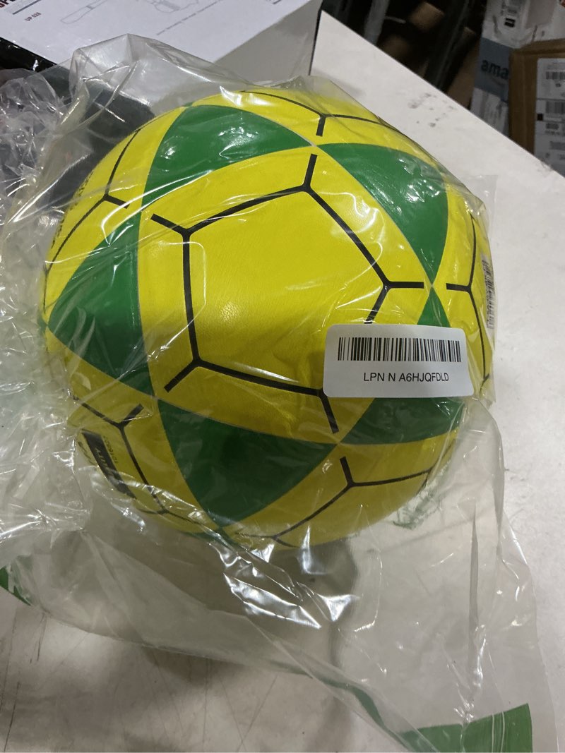 Condition photo showing Good Condition for mikasa ft5 goal master soccer ball, green/yellow, size 5