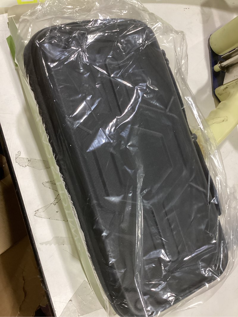 Condition photo showing New/Like New for RHOTALL Carrying Case for Nintendo Switch 2 2025, Portable Protective Travel Case with 10 Game Cartridge Slot, Blade Series Shell Cover Accessories for Switch 2 7.9 Inch,Screen Protector, 8 Thumb Caps black