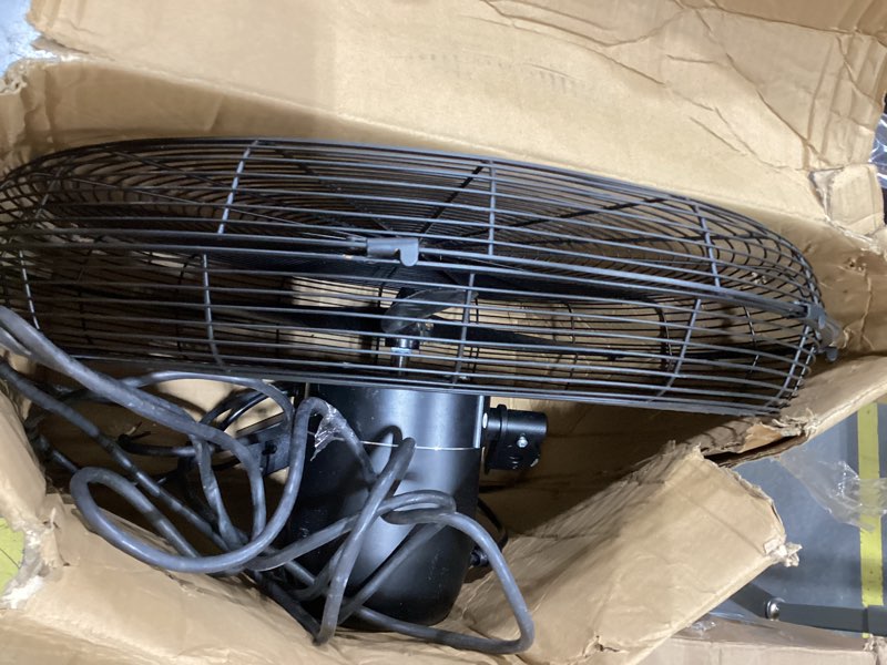 Condition photo showing Good Condition for active air 16\" whisper quiet heavy duty wall mount fan, black