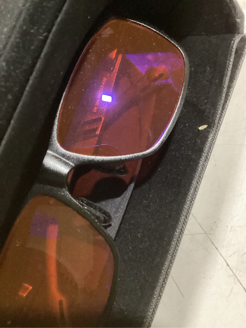 Condition photo showing Good Condition for similar glasses, blue light blocking, night driving glasses for men, computer protection, gift for gamers