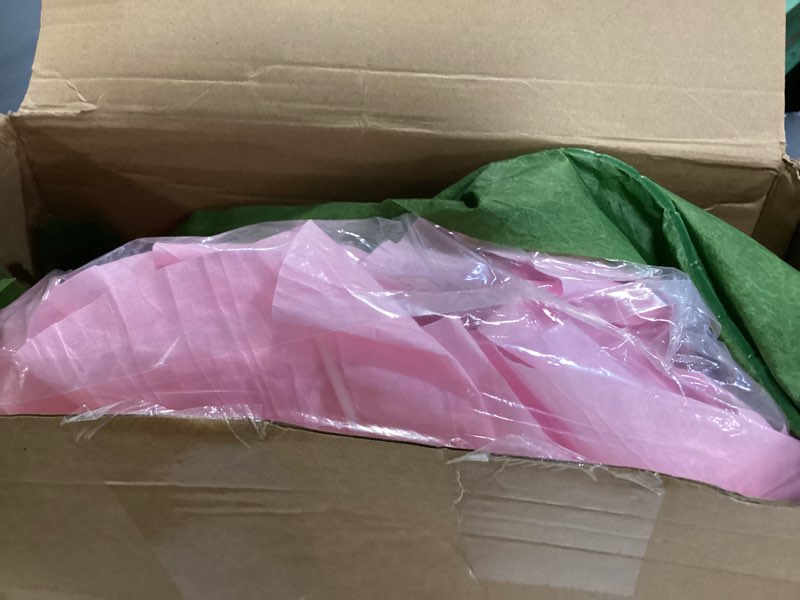 Condition photo showing Good Condition for 6ft pink giant flowers for decoration with stand, large artificial poppy, big paper flower decor for garden wedding party photography props hotel office art gallery shop window display poppy pink 6 ft