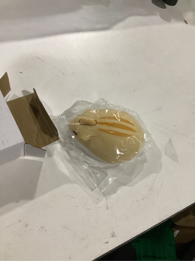Condition photo showing New/Like New for 2.4GHz Wireless Mouse Cute Hamster Shape Less Noice Portable Mobile Optical 1200DPI USB Mice Cordless Mouse for PC Laptop Computer Notebook MacBook Kids Girl Men Women Adults Gift (Yellow)