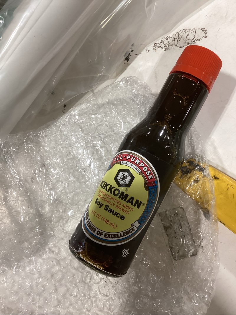 Condition photo showing New/Like New for similar producsingle bottle onlykikkoman soy sauce 5 oz (pack of 2)