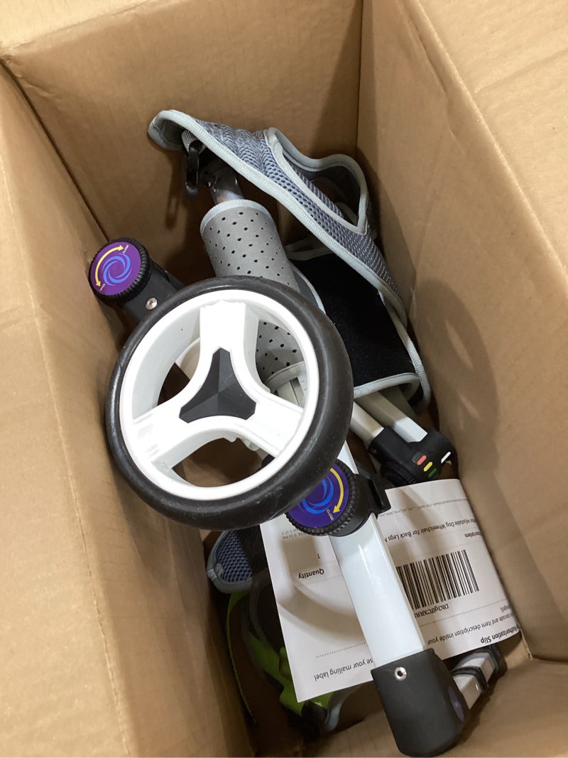 Condition photo showing Good Condition for Adjustable Dog Wheelchair for Back Legs Mobility Support Lightweight Pet Wheelchair for Disabled Hind Legs Walking Stable Dog Cart for Pets, Pink (Small) White XSLW for 17.6-33.1lb