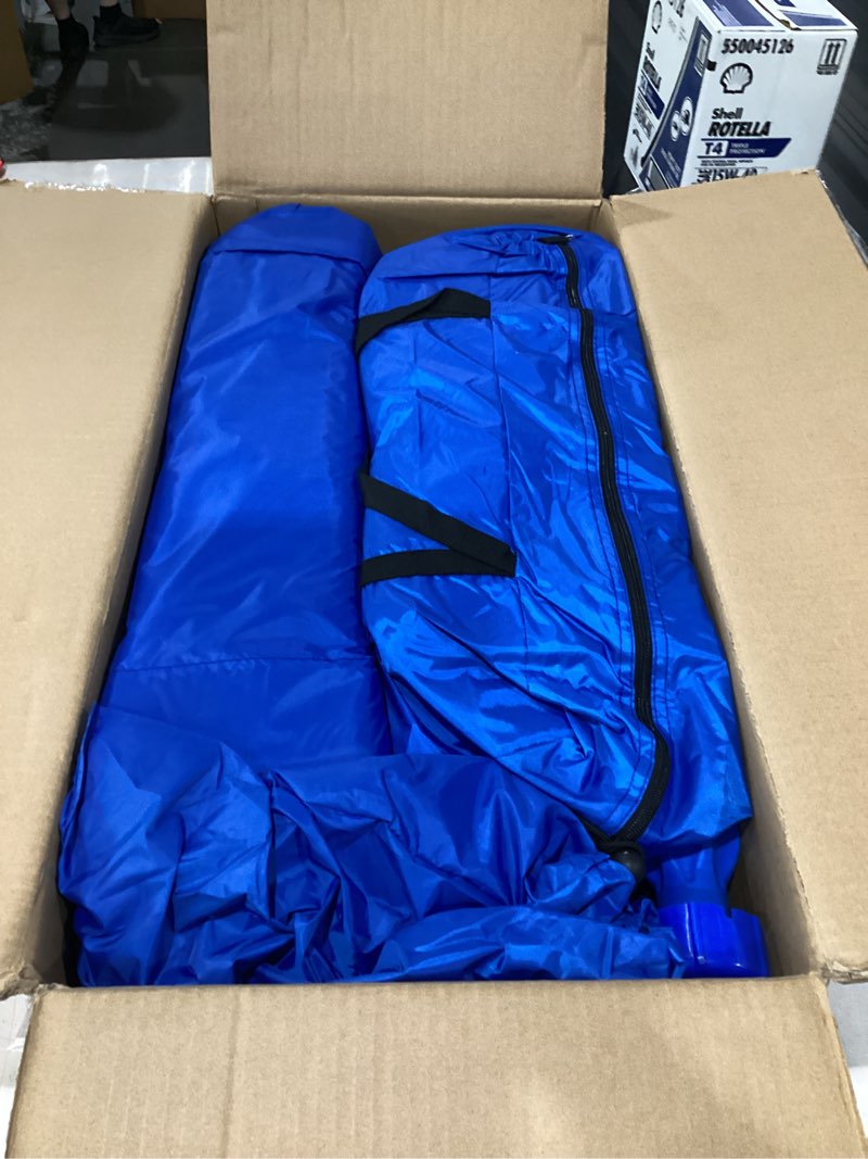 Condition photo showing Good Condition for uthfy 18'x9' floating pool canopy sun shade shelter uv protection waterproof with sand bags & carry bag for pool beach backyard lawn
