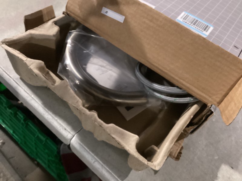 Condition photo showing Good Condition for hansgrohe focus stainless steel high arc kitchen faucet, kitchen faucets with pull down sprayer, faucet for kitchen sink, magnetic docking spray head, stainless steel optic 04505800, 1.75 stainless steel optic 1.75 higharc faucet