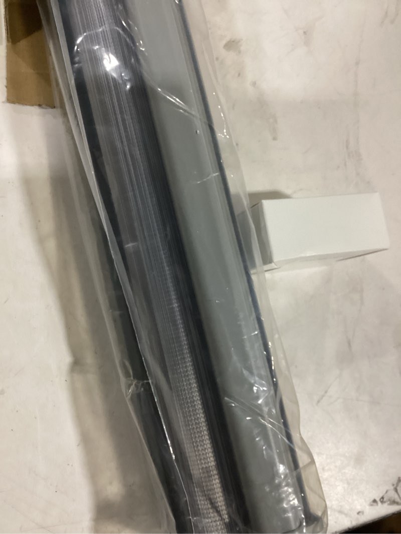 Condition photo showing Good Condition for joydeco cordless zebra blinds for windows, dual layer light control window blinds with light-proof aluminum cover, free-stop roller shades for home & office (grey,18" w x 48" h) upgrade- grey (aluminum cover) 18"w x 48"h