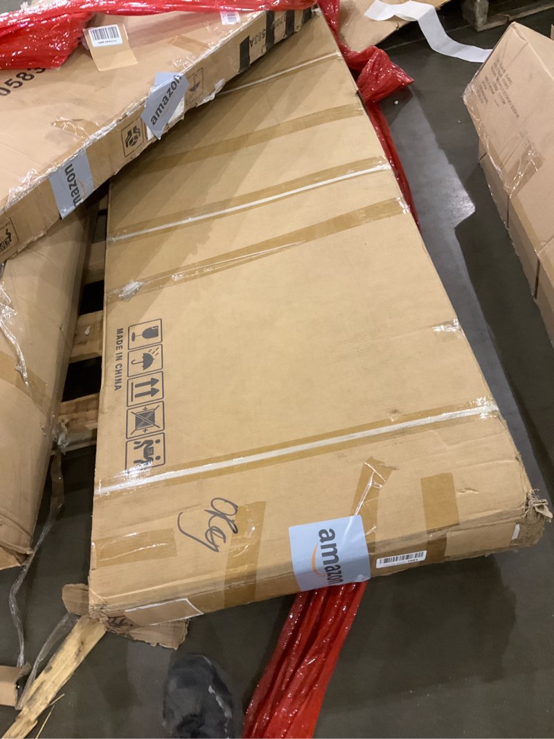 bifold barn door 80" x 84", mdf bi-fold sliding closet doors with hardware kit included, pre-finishe