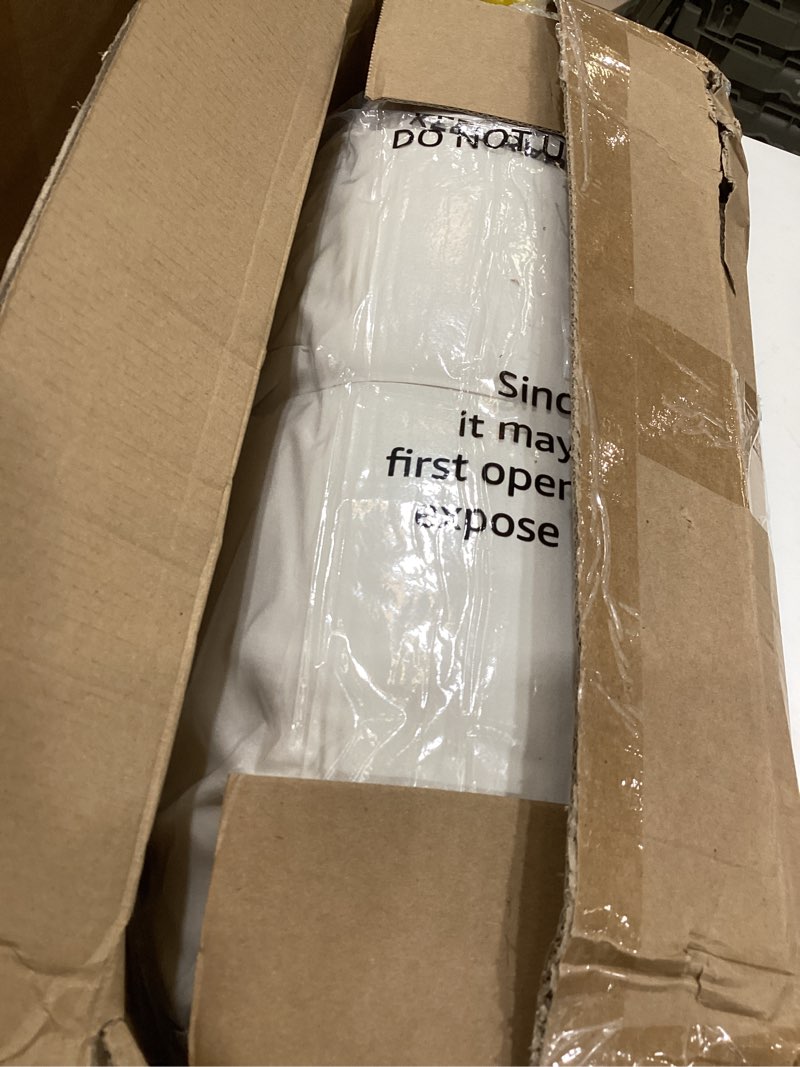 Condition photo showing New/Like New for CozyLux King Size Comforter Set Beige, 7 Pieces Bed in A Bag Beige Comforter King Size, Pinch Pleat Bedding Set with All Season Comforter, Sheets, Pillowcases & Shams Beige King