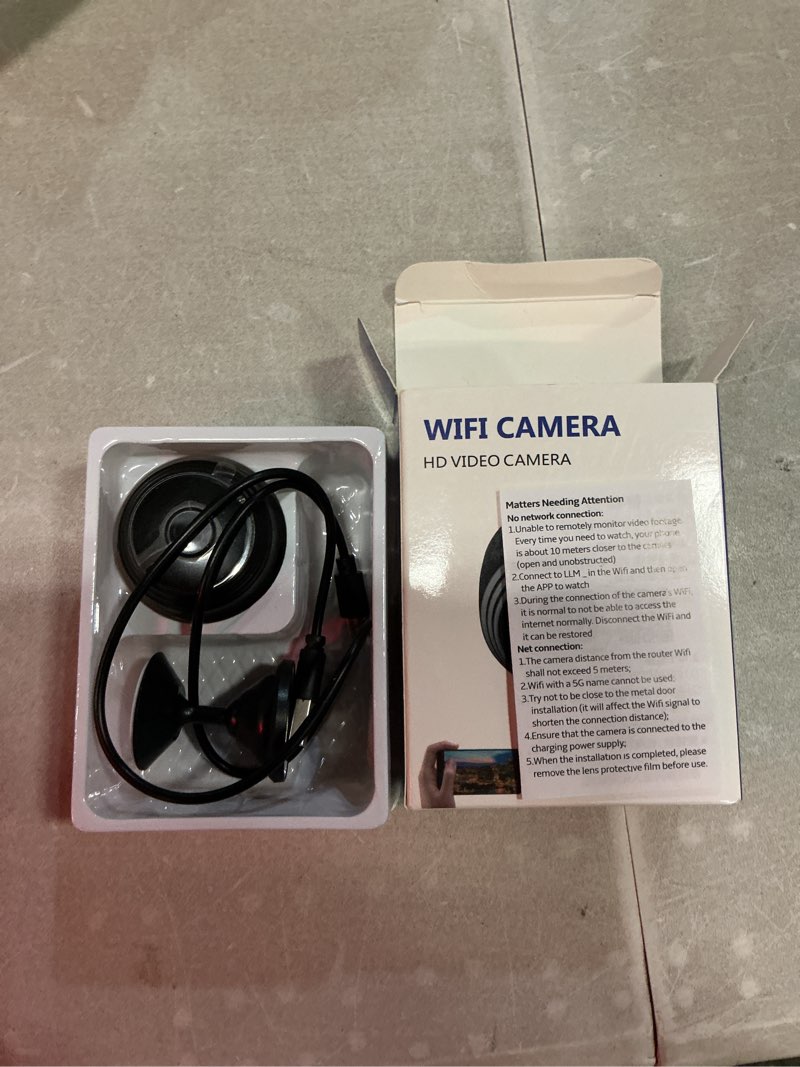Condition photo showing Good Condition for rfawkng 1pcs only 0.9 inch hidden camera with audio/video mini small spy home indoor night vision mo