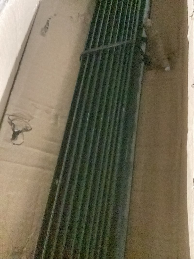 Condition photo showing New/Like New for arifaro fence posts 4.8 feet sturdy duty metal fencing poles, pack of 10, no dig garden u post for wire fencing steel post for yard, outdoor wire 4.8 ft green 10 pcs