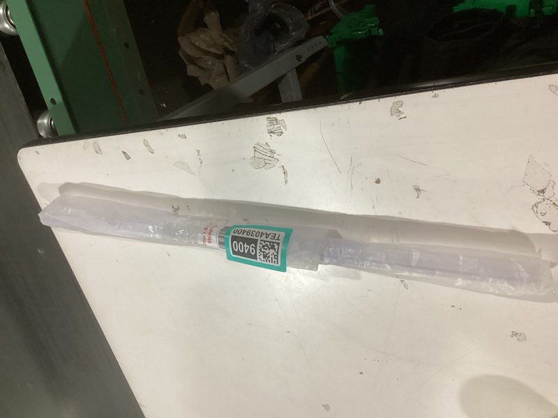 Condition photo showing Good Condition for Frameless Shower Door Bottom Seal Shower Sweep with Drip Rail for 1/4" Glass,36" Long, Vinyl, Clear For 1/4" Glass Bottom Seal