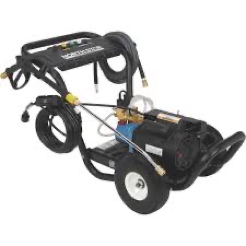 NorthStar Electric Pressure Washer. Model: features a CAT 4DNX Pump and delivers 2.5 GPM at 3000 PSI.