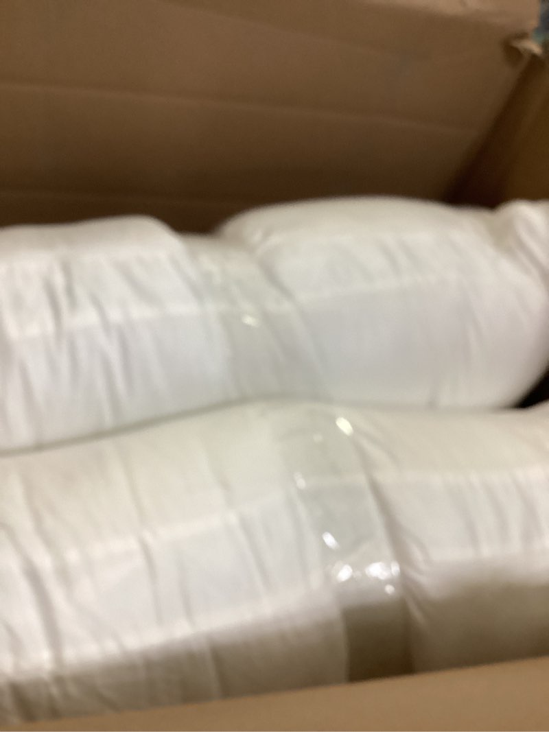 Condition photo showing Good Condition for ACCURATEX Pillows Queen Size Set of 2, Hybrid Shredded Memory Foam Pillow[Adjustable Loft], Fluffy Down Alternative Fill Removable Cotton Cover, Firm Supportive Pillow for Side Back Sleepers White Queen (Pack of 2)