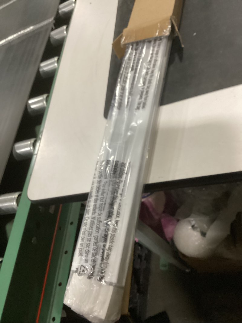 Condition photo showing New/Like New for lazblinds cordless cellular shades, blackout privacy honeycomb shades for home, thermal insulation noise reduction blinds for windows, 33'' w x 64'' h, white blackout-white 33'' w x 64'' h
