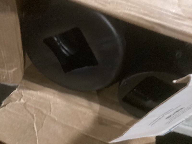 Condition photo showing Good Condition for architectural mailboxes stratford plastic mailbox and post kit, sc000bam, black, medium capacity
