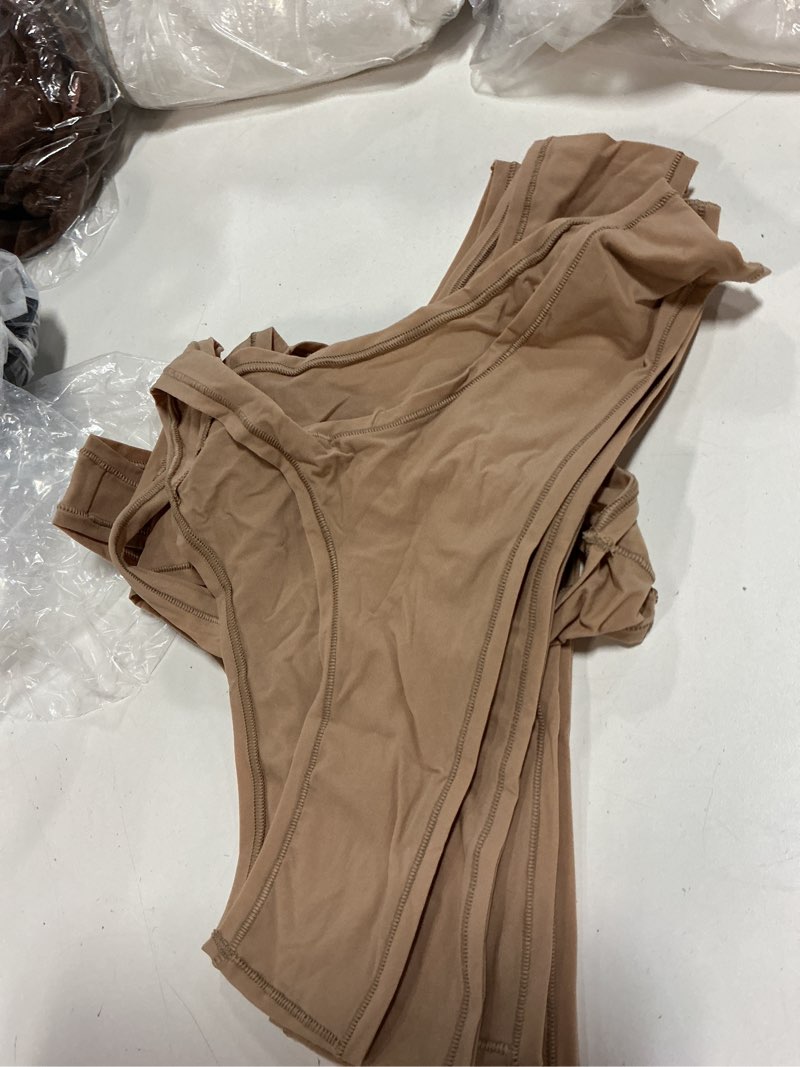 Condition photo showing Good Condition for second skin thong (6-pack), l, sand