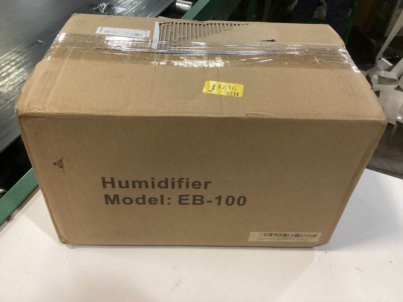 Condition photo showing New/Like New for your elegant bar cigaroze eb-100 cigar humidor humidifier — industrial grade fan, lcd display, stainless steel build — preserves flavor & freshness in large 10-70 cu ft cigar humidors manual waterfeed