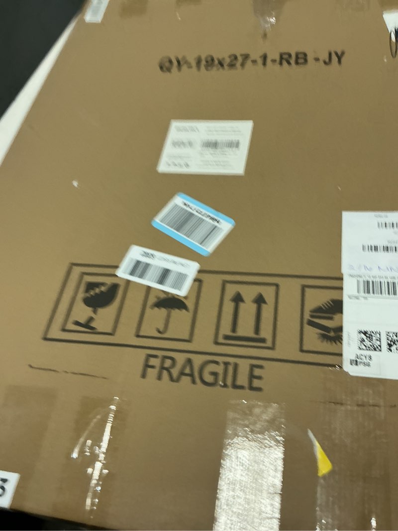 Condition photo showing New/Like New for BESCRCL 19x27 Picture Frame Puzzle Brown, Poster Frames Wall Hanging, Display Pictures 19 x 27 without Mat, 1 Pack Brown 19x27