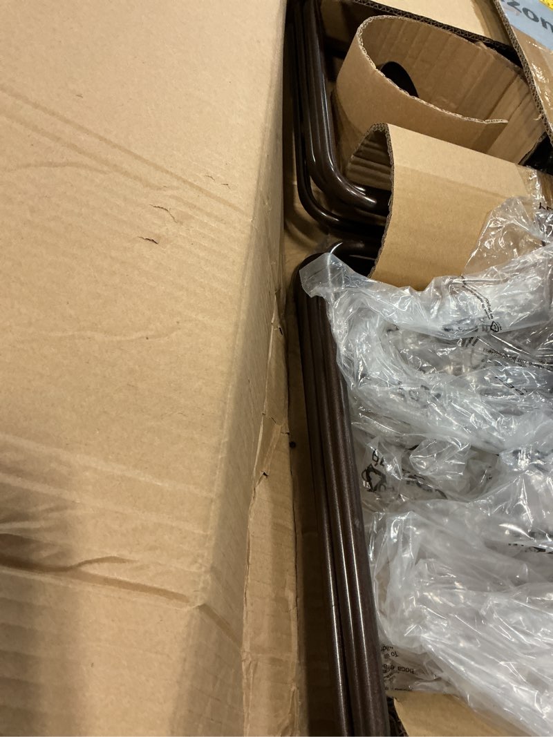 Condition photo showing Good Condition for 8-Light Farmhouse Chandelier for Dining Room Lighting Fixtures Hanging, Oil-Rubbed Bronze Dining Light Fixtures Industrial Chandelier for Bedroom, Foyer, Hall, Kitchen, Living Room and Entryway Oil-Rubbed Bronze (No assembly light fixture) 8-Light