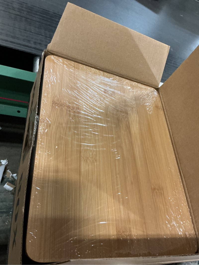 Condition photo showing Good Condition for white bread box for kitchen countertop with bamboo lid, hygrometer kitchen organizer for sourdough, buns, and loaves, bread storage container