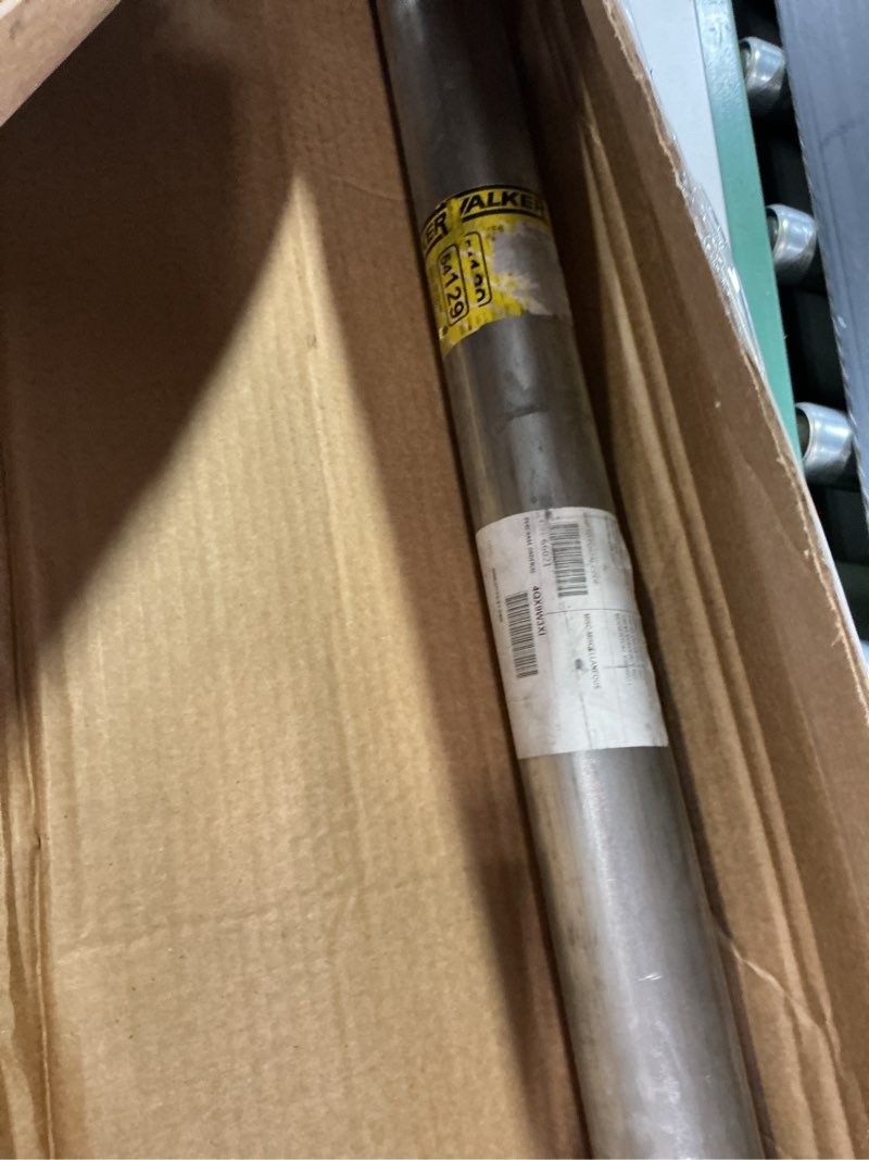 Condition photo showing As Is for walker 54129 exhaust pipe 2.5" inlet (id) 2.5" outlet (od) for ford f-150