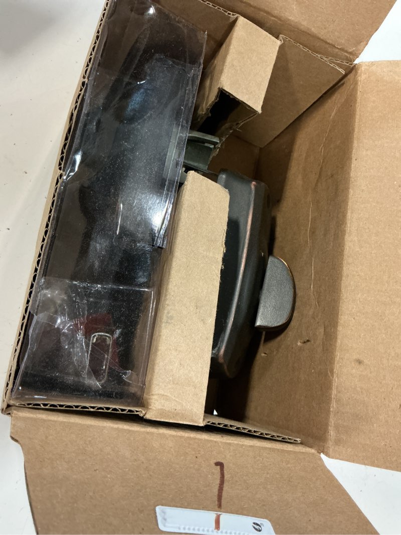 Condition photo showing Good Condition for schlage be365 v cam 716 camelot keypad deadbolt, electronic keyless entry lock, aged bronze aged bronze camelot