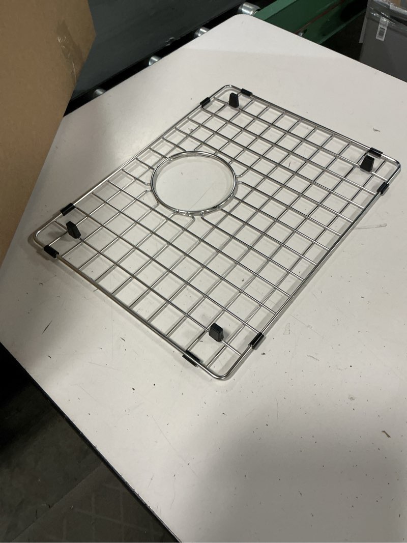 Condition photo showing Good Condition for starstar sinks protector stainless steel kitchen sink bottom grid, rack (17 x 13)