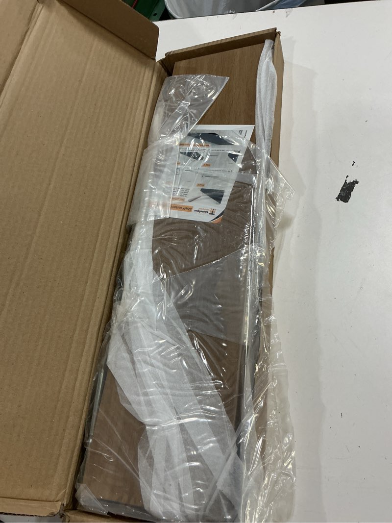 Condition photo showing Good Condition for 3-Piece Invisible Floating Shelves Set, Wall Mounted Storage, 21.5" Long and 20 lbs Capacity, Sturdy Metal with Protective Coating, Oak