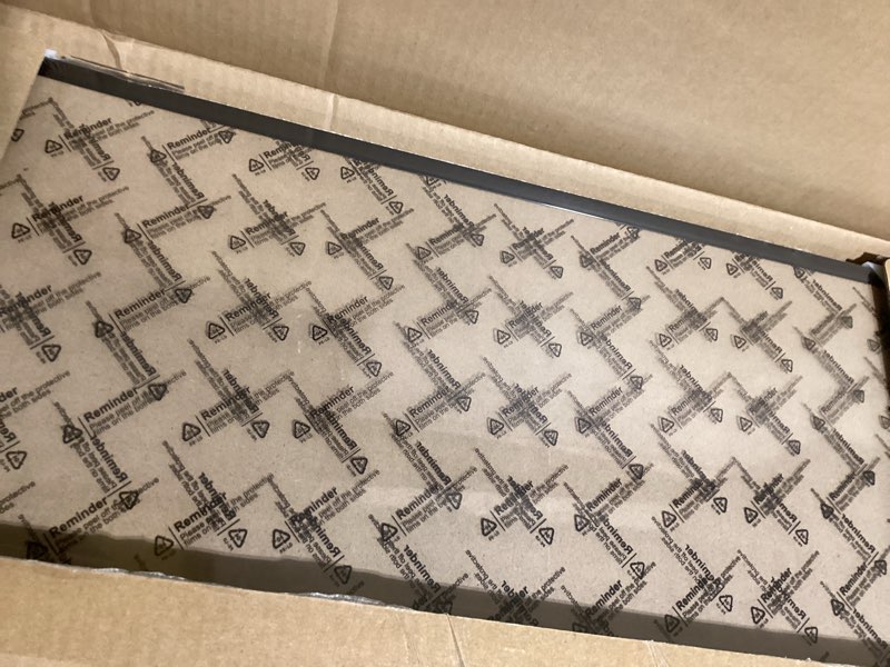 Condition photo showing New/Like New for 16x20 Picture Frame Set of 2, Scratch-Proof Black Frame Lightweight yet Sturdy Display Poster Artwork 16 x 20 Horizontally/Vertically - Slide-In Strips|2 Packs|Black|16"x20" Black 16x20|2 PACKS