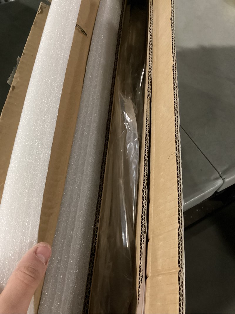 Condition photo showing New/Like New for Flush Mount Ceiling Light Crystal Ceiling Light Fixture 24IN Long Rectangle Lighting Fixtures Ceiling Dimmable LED Ceiling Lights for Kitchen, Bathroom, Hallway, Living Room 25-Inch Rectangular Crystal Ceiling Light