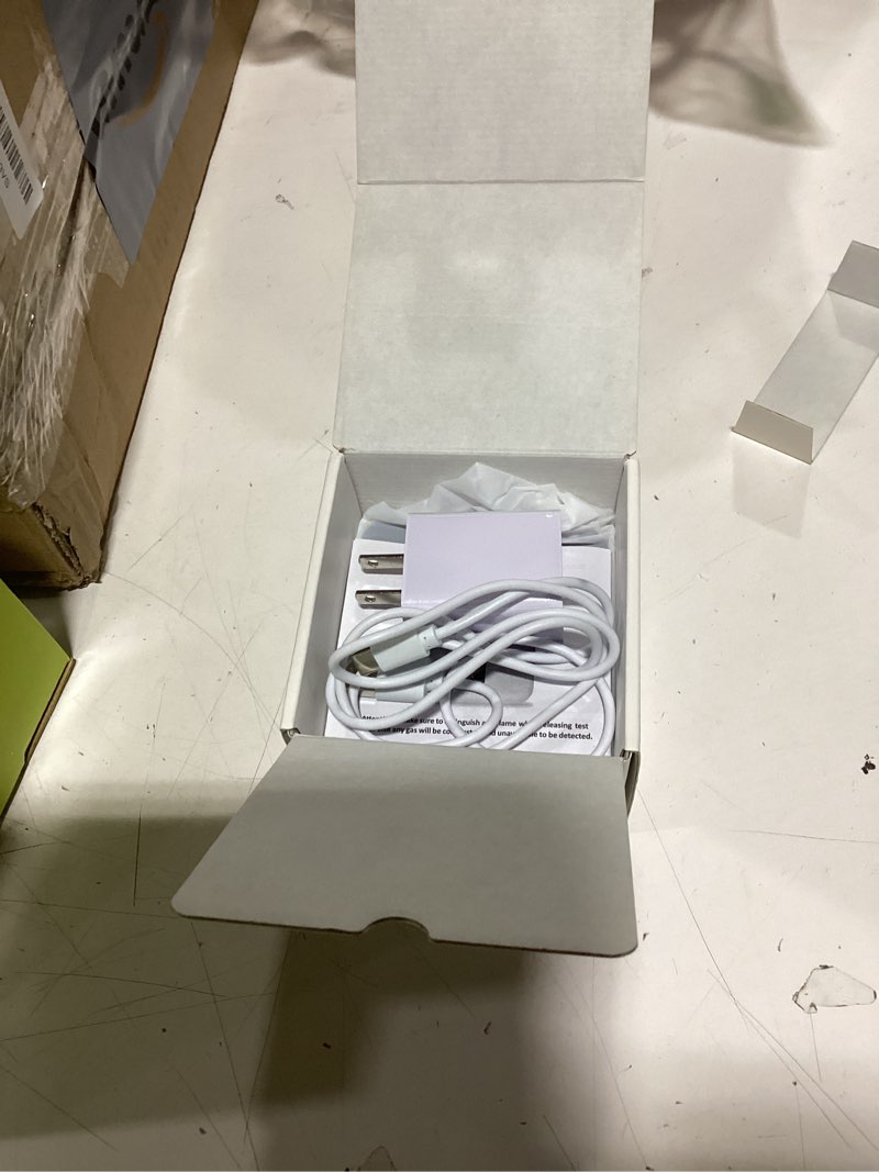 Condition photo showing New/Like New for professional indoor air quality monitor with aqi alarms, portable real-time detector for home cars plants and pets (grey)