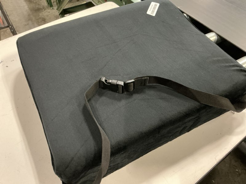 Condition photo showing Good Condition for Adult Booster Seat Cushion for Chair, Extra Thick Lift Cushions for Elderly, Office Chair Booster Seat Riser Cushion Extra Firm Foam for Height, Seat Pad with Adjustable Strap for Office, Wheelchair