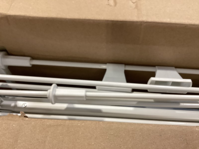 Condition photo showing Good Condition for regalo safety 192" super wide baby gate & play yard, 2-in-1 convertible extra wide safety barrier, hardware mounted for toddlers & pets, tested & safe for 30 years, american designed & owned, white 50.5-192"w x 28"h white