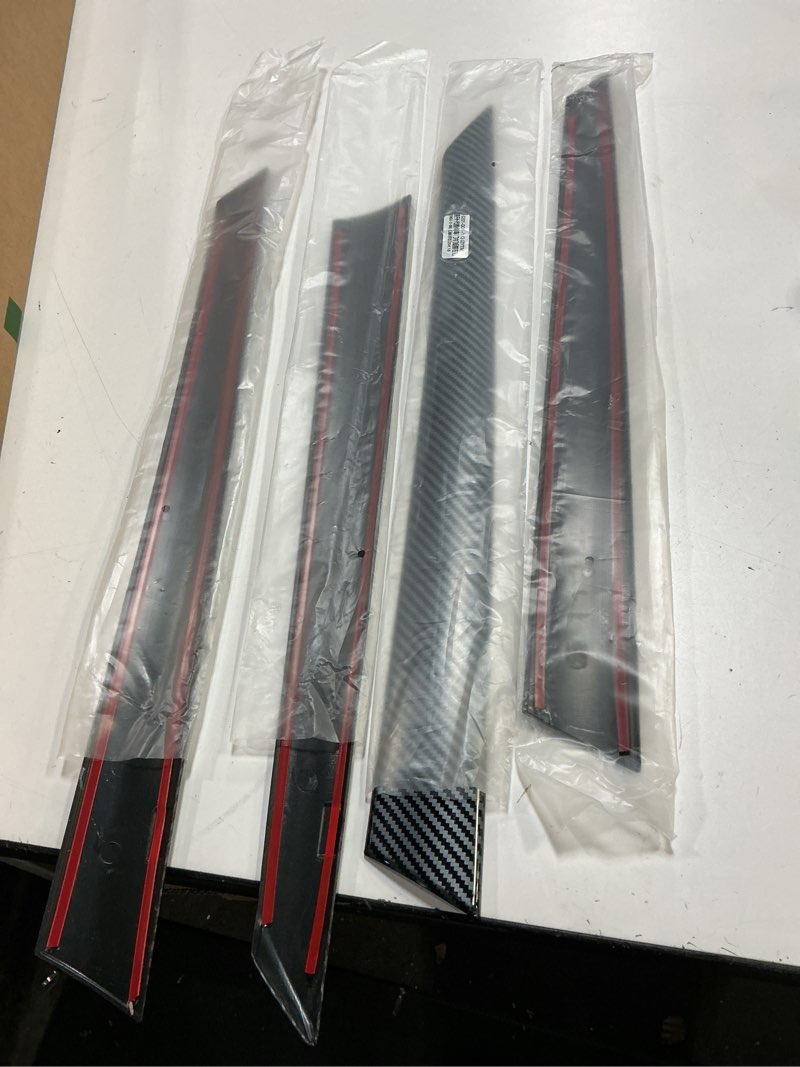 Condition photo showing Good Condition for yingtuu for honda civic accessories 10th gen 2016 2017 2018 2019 2020 2021 car interior door panel trim strip protection decals not fit coupe carbon fiber pattern inner door panel cover