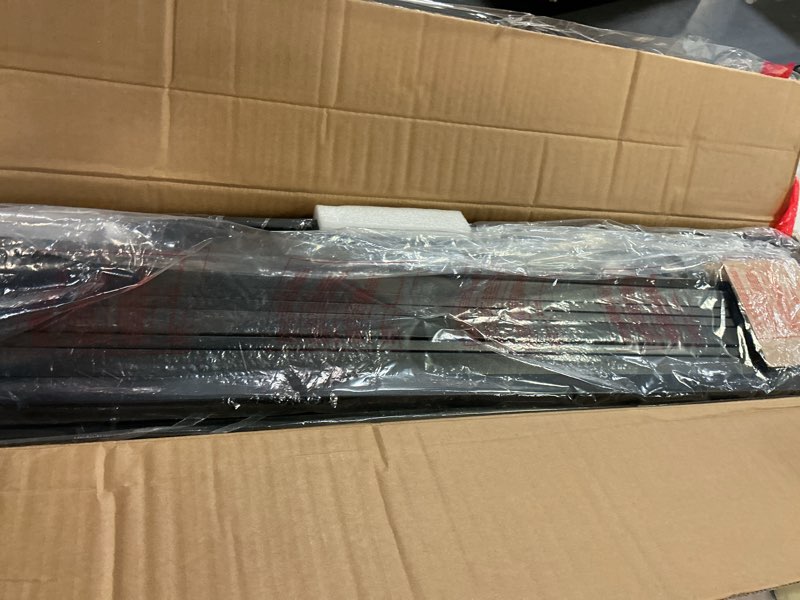 Condition photo showing Good Condition for Box Spring 5 Inch Bed Base Mattress Foundation, Metal Bed Frame, Heavy Duty Platform with Cover, Twin, Easy Assembly, Noise Free, Black