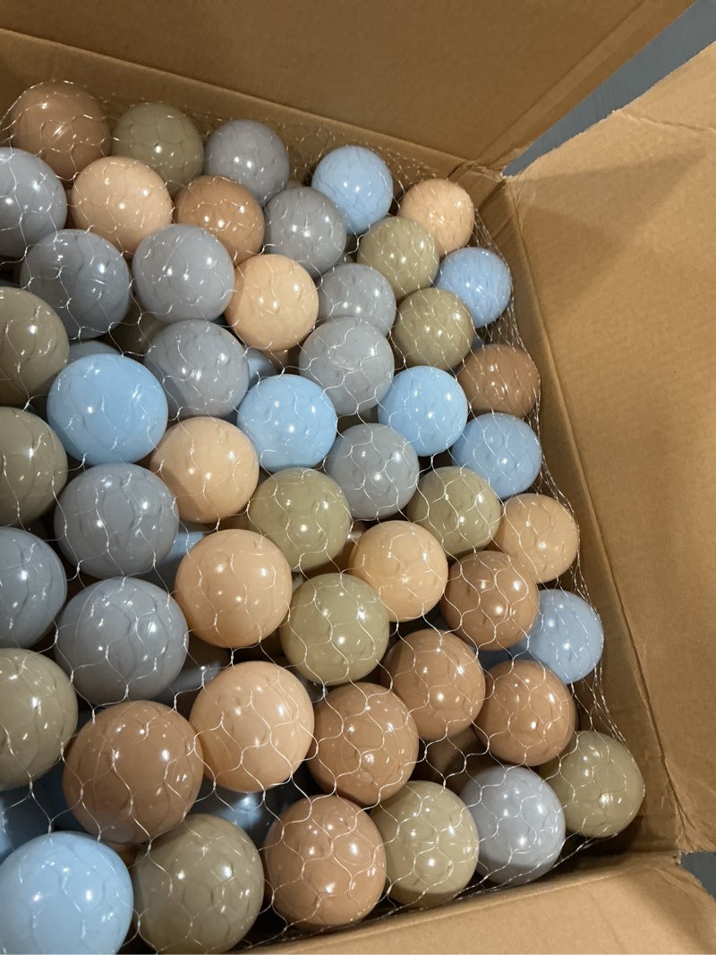 Condition photo showing Good Condition for GOGOSO Ball Pits Balls for Toddlers Pack of 50 100 200 Plastics Shape Ball Non-Phthalate Non-BPA Non-Toxic 2.2-Inch Crush Proof Play Balls 200 balls Blue Bear Colors