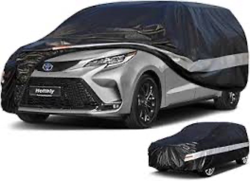 10 layers car cover custom fit for sienna 100% waterproof all weather automobilesl, heavy duty car c