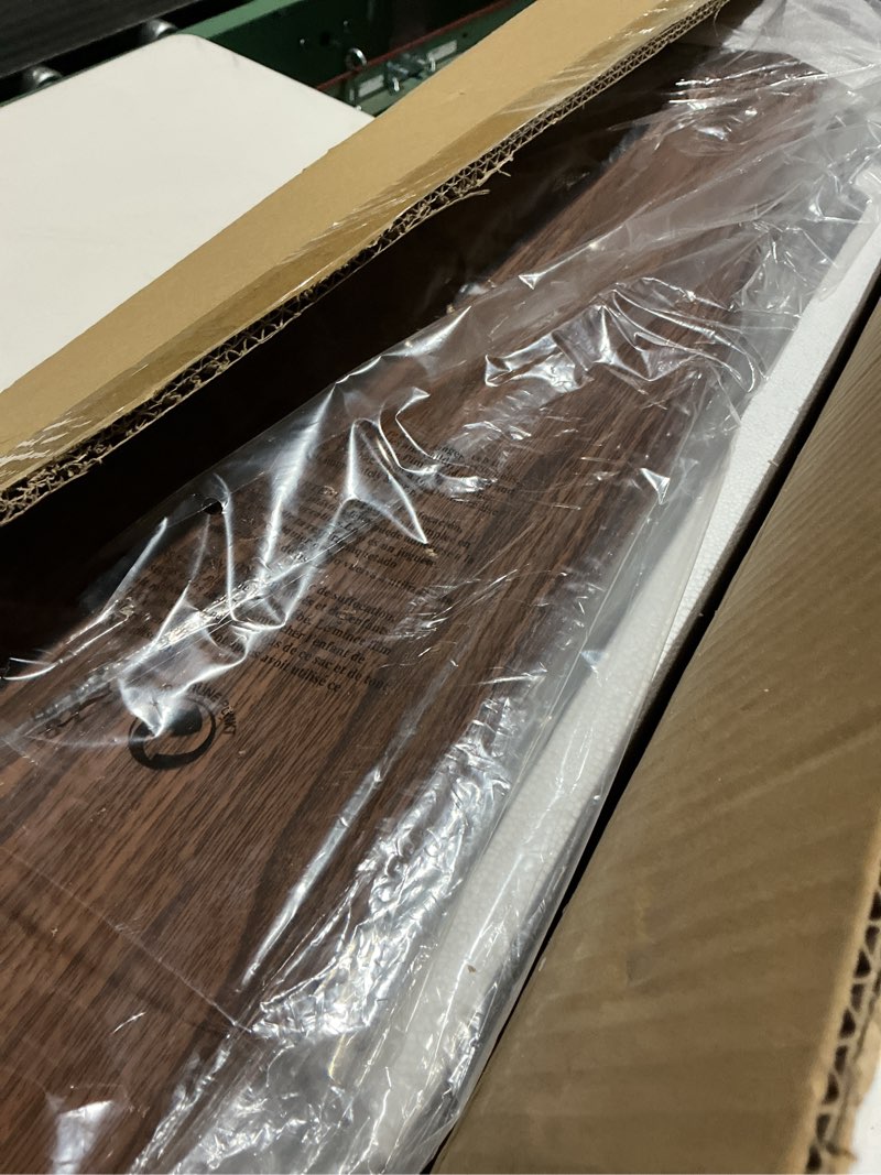 Condition photo showing Good Condition for Ceiling Fans with Lights, Ceiling Fans with Lights and Remote, 60 inch Modern Smart Ceiling Fan with Light, Outdoor Ceiling Fans for Patios 3 Blade Bedroom Living Room Porch(Dark Walnut) Dark Walnut 60 INCH