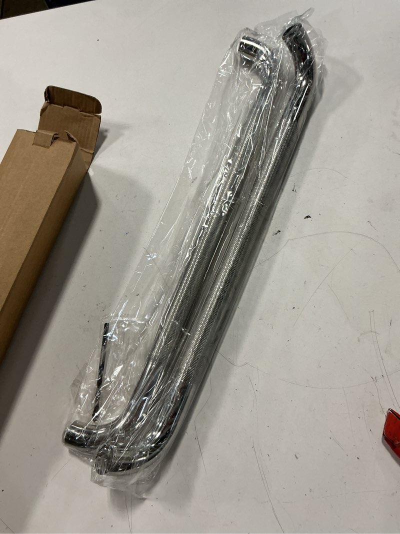 Condition photo showing New/Like New for grab bars for shower, 2 pack 20-inch anti slip shower handles for elderly, safety shower grab bar, stainless steel handicap grab bars for bathroom (polished nickel 1" diameter) 20 inch polished nickel 2